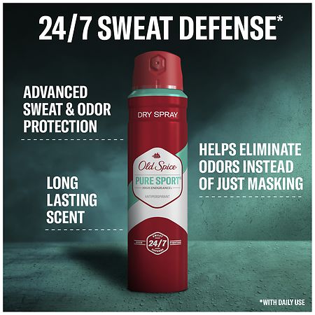 Old Spice High Endurance Antiperspirant Deodorant Invisible Dry Spray