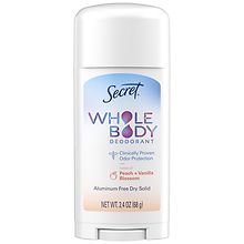 Secret Whole Body Deodorant Stick Peach & Vanilla | Walgreens