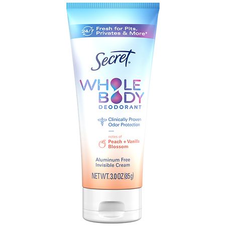 Secret Whole Body Deodorant Peach & Vanilla