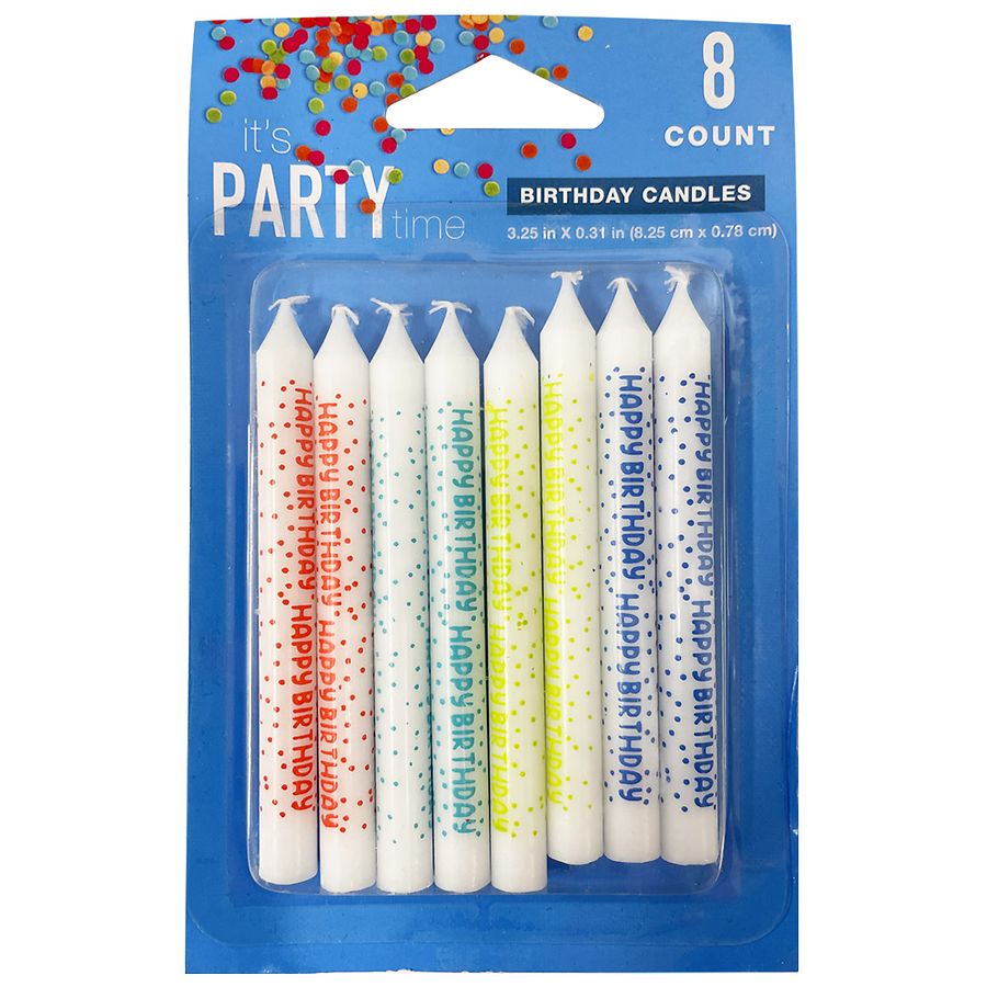 Festive Voice Spiral Happy Birthday Candles Multi Color | Walgreens