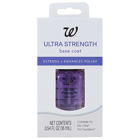 Walgreens Beauty Ultra Strength Base Coat Clear