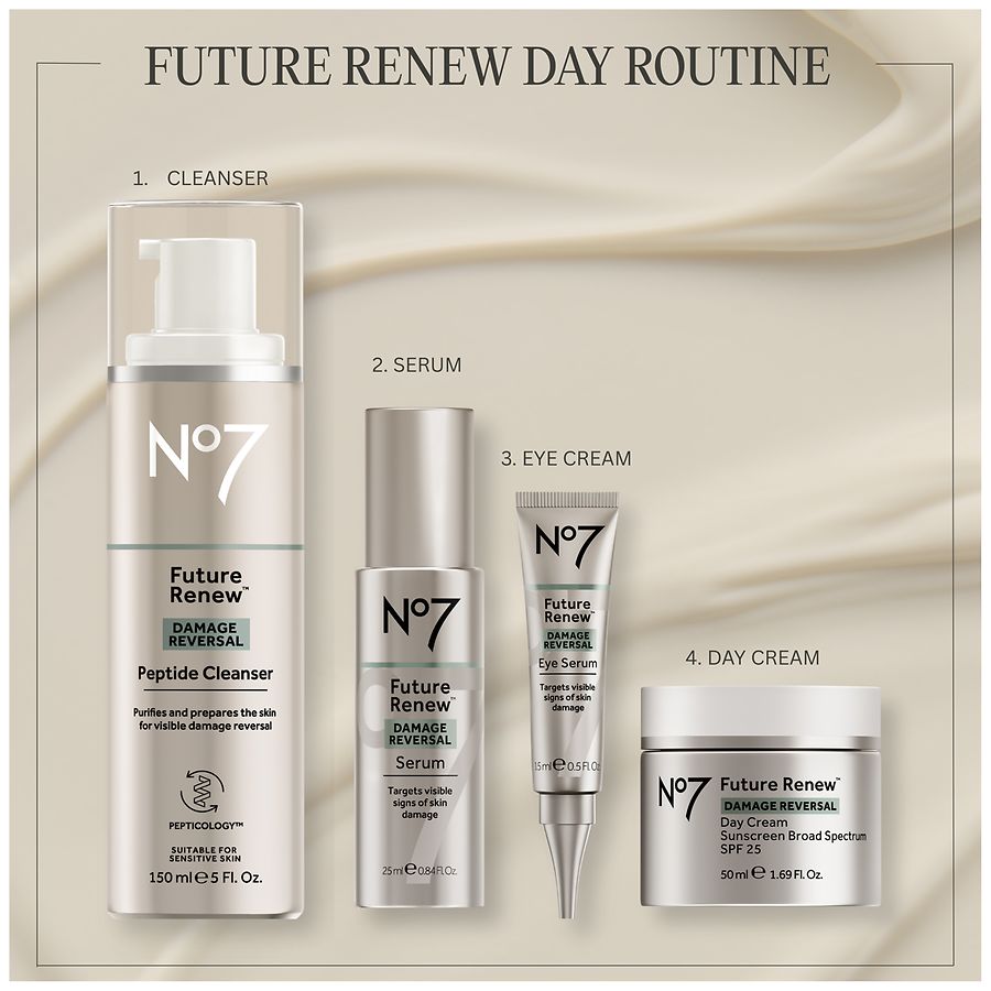 No7 Future Renew Damage Reversal Day Cream SPF 25 | Walgreens