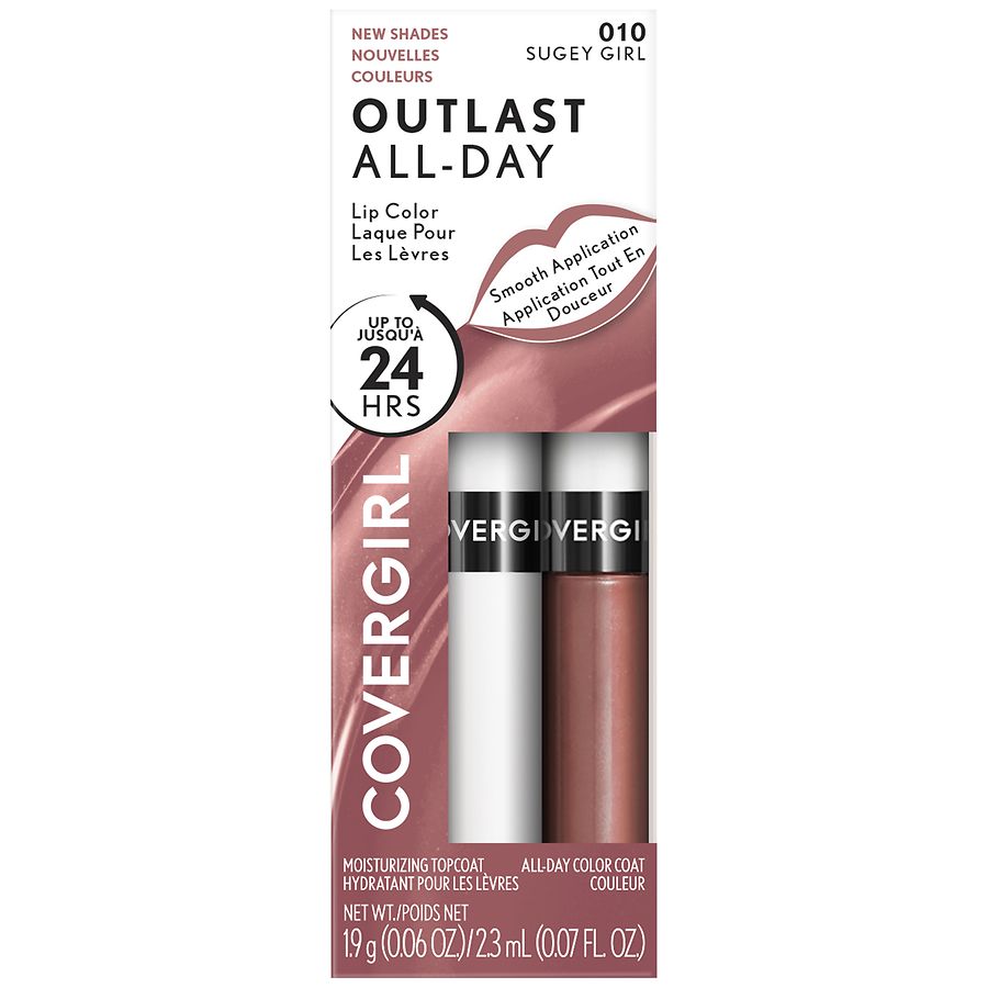 CoverGirl Outlast All Day Lipcolor, 010 Sugey Girl