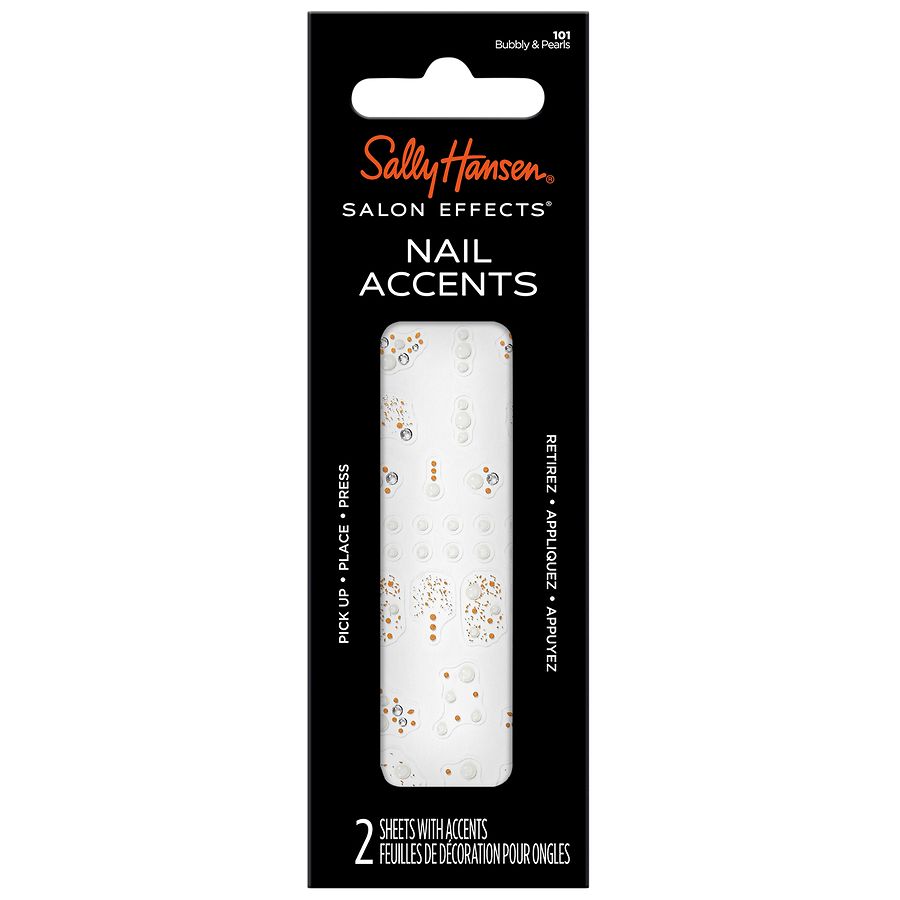Sally Hansen Salon Effects Nail Accents, Bubbly & Pearls Walgreens