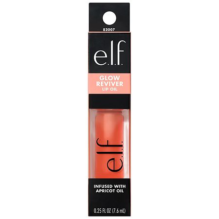 e.l.f. Glow Reviver Lip Oil, Coral Fixation