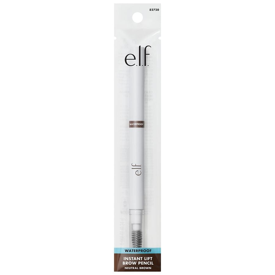 e.l.f. Instant Lift Waterproof Brow Pencil, Neutral Brown