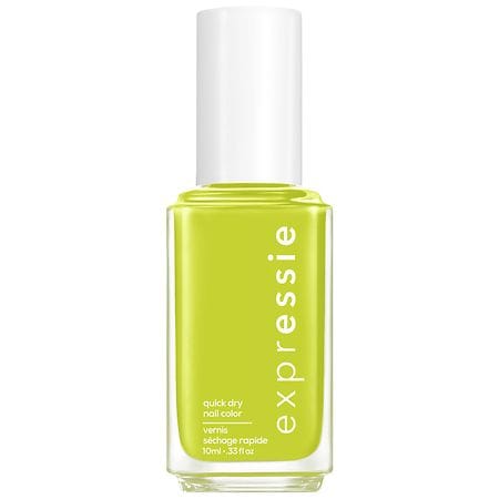 Essie Expressie Quick Dry Nail Color~ .33 FL Oz~ Black #380 Now Or Never~  NEW! - BND Treasure Chest