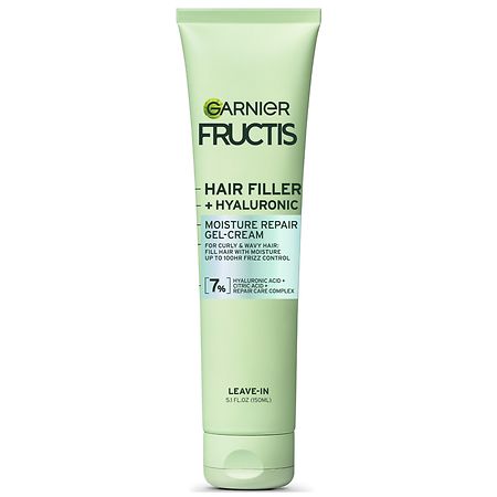 Garnier Fructis Hair Filler Moisture Repair Gel-Cream For Curly, Wavy Hair, With Hyaluronic Acid