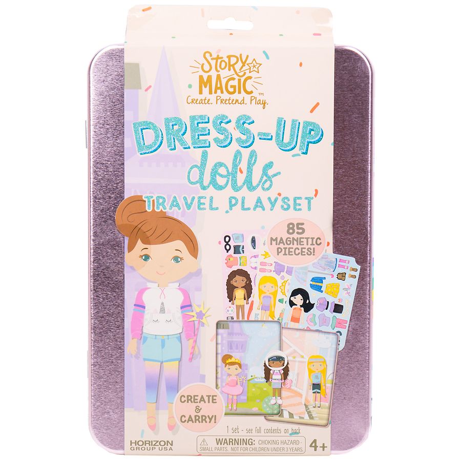 Story Magic Dress-Up Dolls Travel Playset | Walgreens