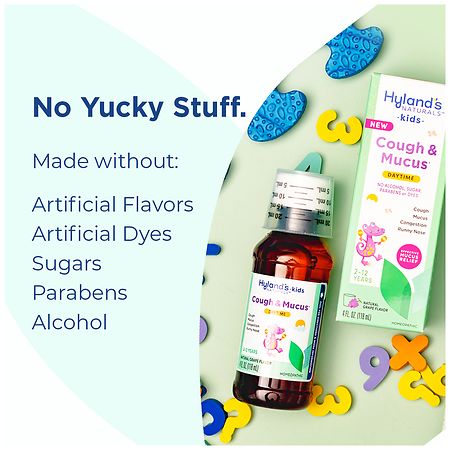Hyland's Naturals Kids Cough & Mucus Combo Pack Grape