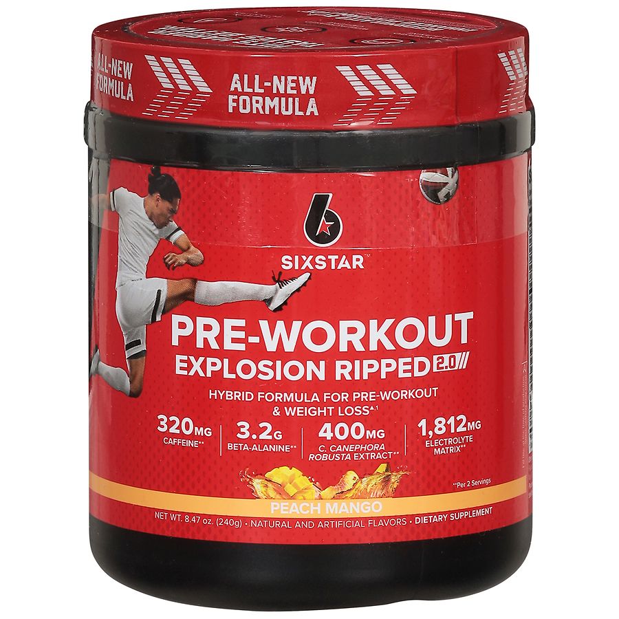 Six Star PreWorkout Explosion Ripped 2.0 Walgreens