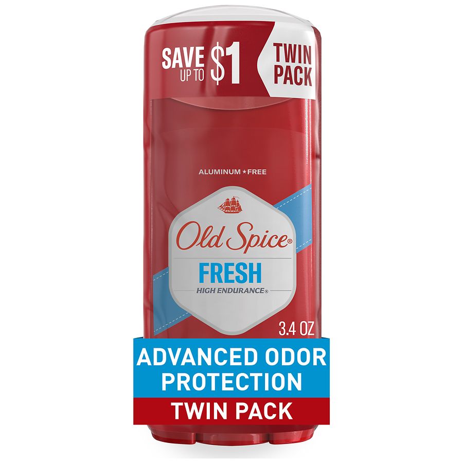 Old Spice High Endurance Aluminum Free Deodorant Fresh Walgreens