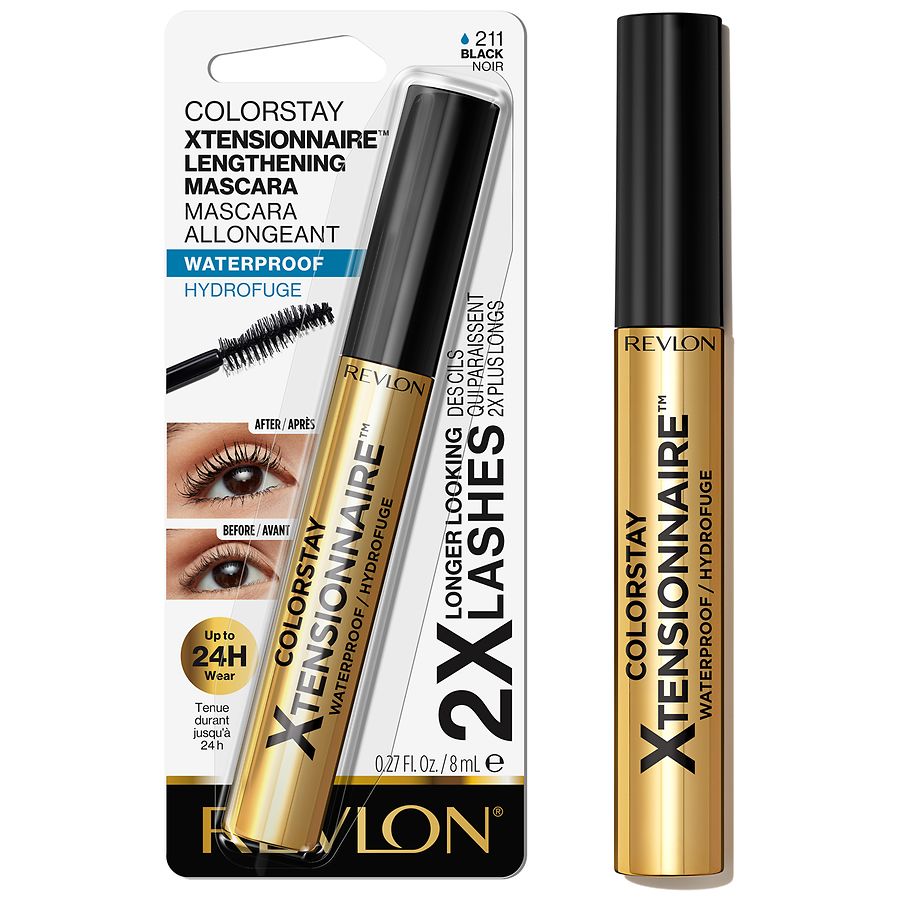 Revlon Xtensionnaire Lengthening Mascara, Waterproof, Black