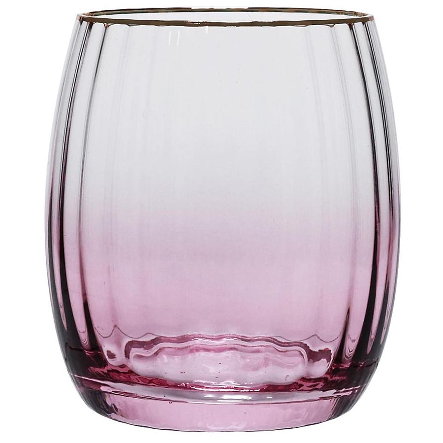 Festive Voice Textured Wine Glass, Pink Walgreens