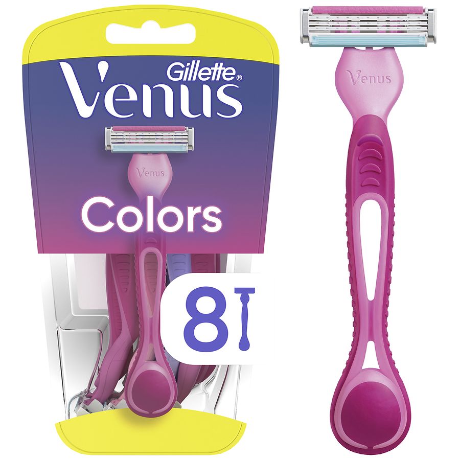 Gillette Venus Colors Disposable Razors | Walgreens