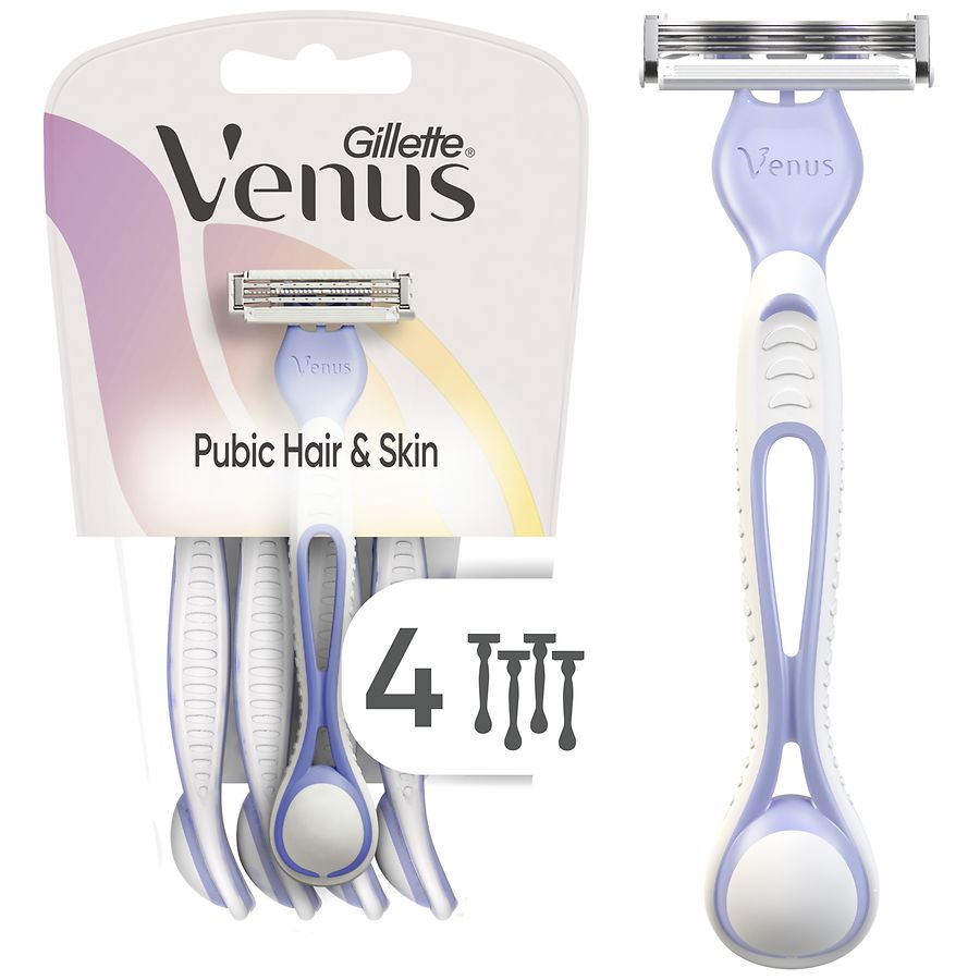 Gillette Venus Women's Disposable Razors for Pubic Hair and Skin