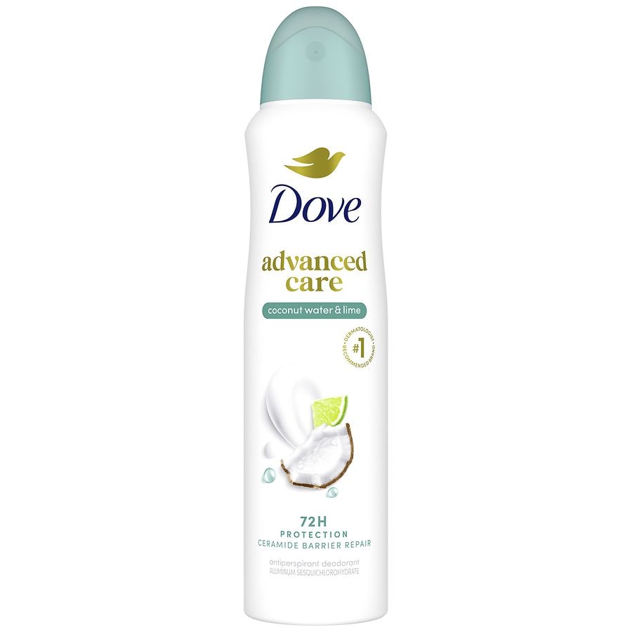 Dove Advanced Care Antiperspirant Deodorant Dry Spray Coconut Water & Lime