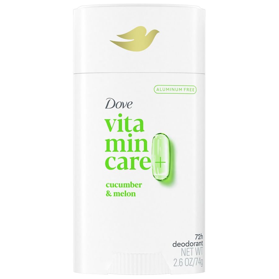 Dove VitaminCare+ Aluminum Free Deodorant Stick for Women Cucumber & Melon Walgreens