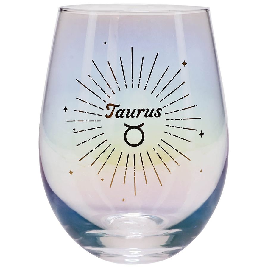 Festive Voice Taurus Zodiac Wine Glass Walgreens