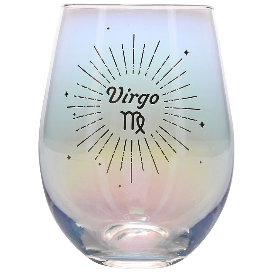 Festive Voice Virgo Zodiac Wine Glass Walgreens