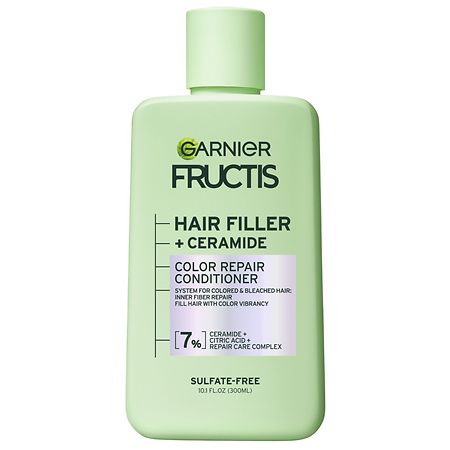 Garnier Fructis Hair Filler Color Repair Conditioner With Ceramide For Colored, Bleached Hair