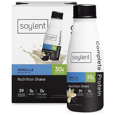 Soylent Complete Protein Nutrition Shake Vanilla