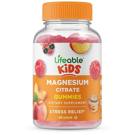 Lifeable Kids Magnesium Citrate Muscle Relaxation Gummies Fruit