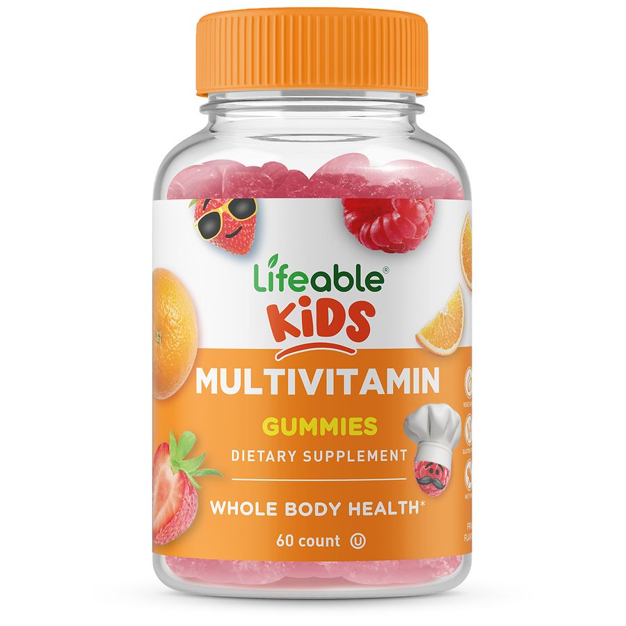 Lifeable Kids Multivitamin Complete Body Health Gummies Fruit | Walgreens