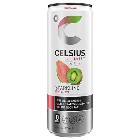 Celsius Live Fit Sparkling Energy Drink Kiwi Guava