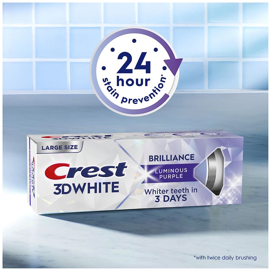 Crest 3D White Luminous Purple Extra Strength Whitening Toothpaste