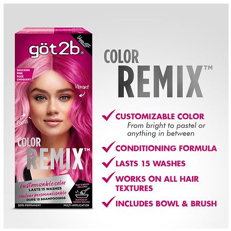 Got2b Color Remix, Shocking Pink | Walgreens