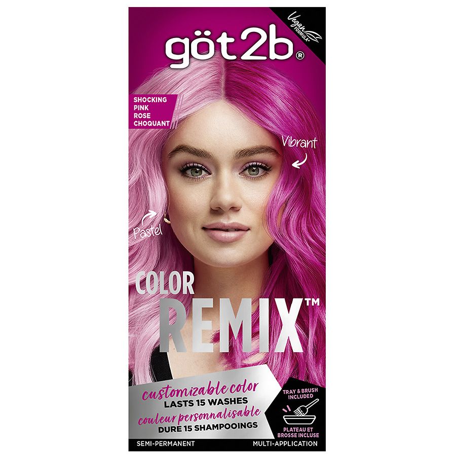 その他 HIME SHINING PINK ver Got2b Color Remix, Shocking Pink | Walgreens