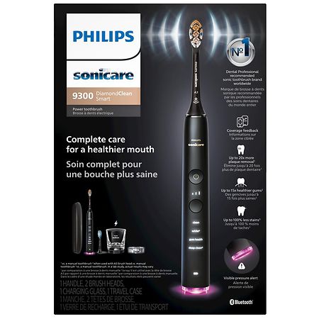Philips Sonicare DiamondClean Smart 9300 Electric Toothbrush (HX9903/ 15) Black