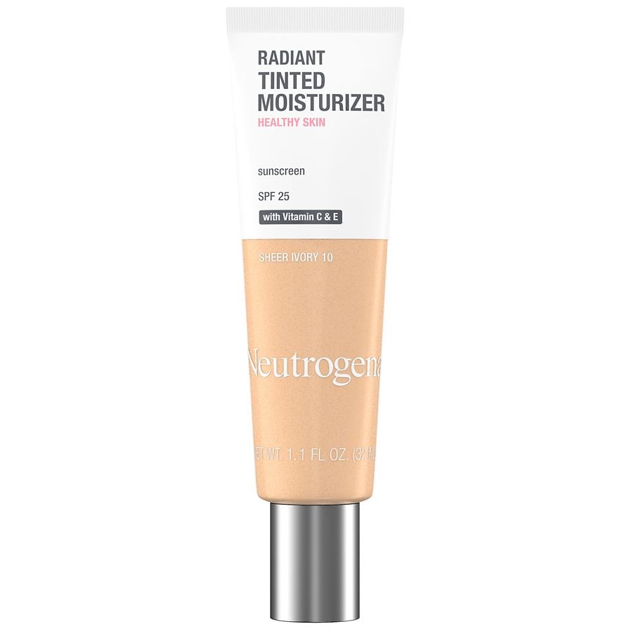 Neutrogena Radiant Tinted Face Moisturizer Sheer Ivory 10 Walgreens