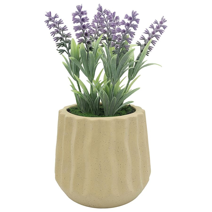 Festive Voice Flower Wave Plant Faux Greenery Purple | Walgreens