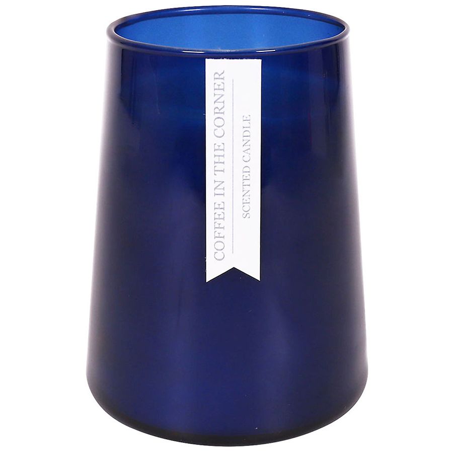 Festive Voice Glass Candle Blue | Walgreens