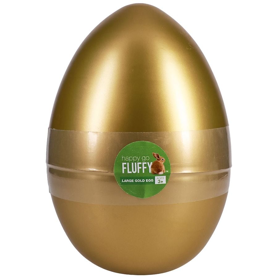 Happy Go Fluffy Metallic Egg Walgreens