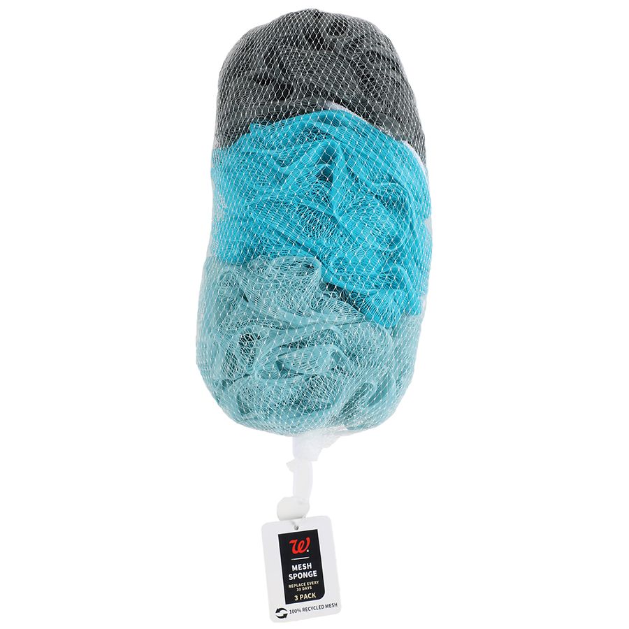 Walgreens Beauty Bath Mesh Sponges Walgreens