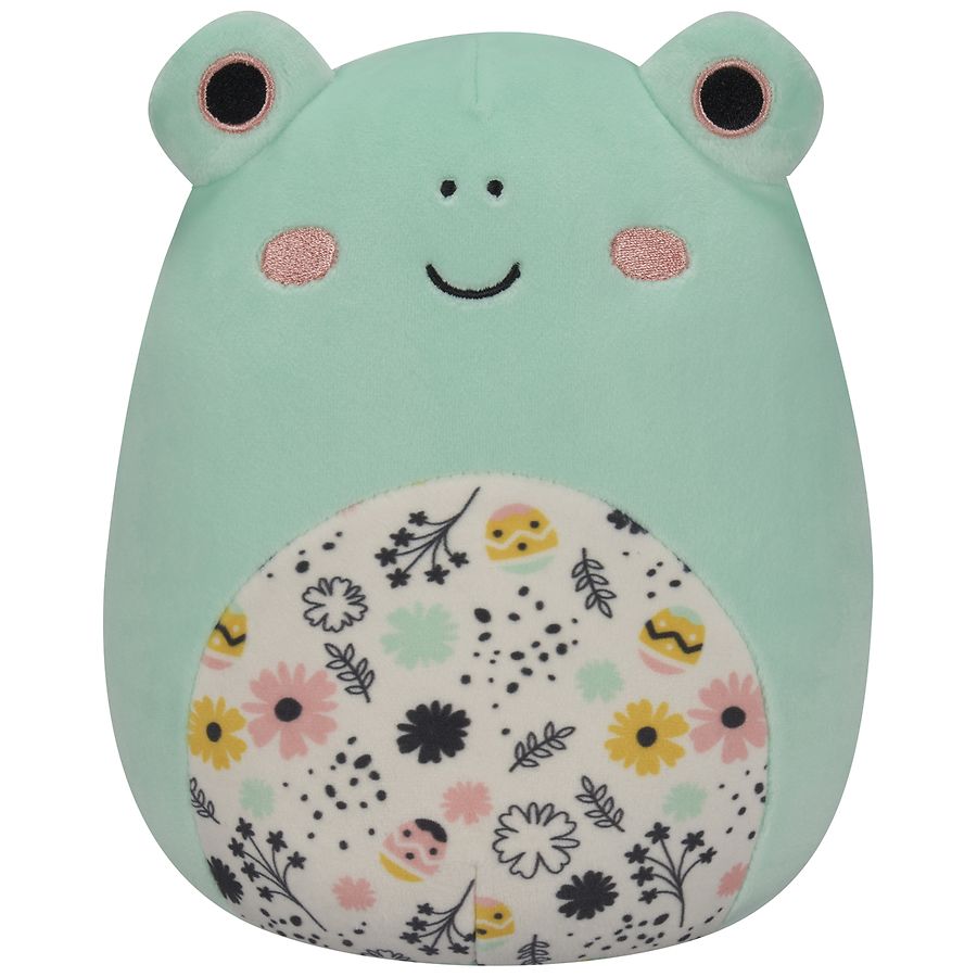 Frog with Floral Belly 8 Inch