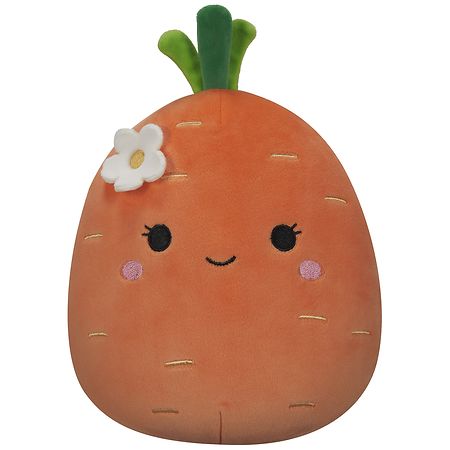 Squishmallows Carrot With Flower 8 Inch Orange