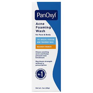 Image of PanOxyl 10% Benzoyl Peroxide Acne Foaming Wash - 1oz