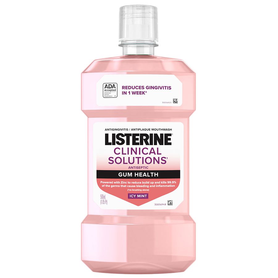 Listerine Clinical Solutions Gum Health Antiseptic Mouthwash Icy Mint