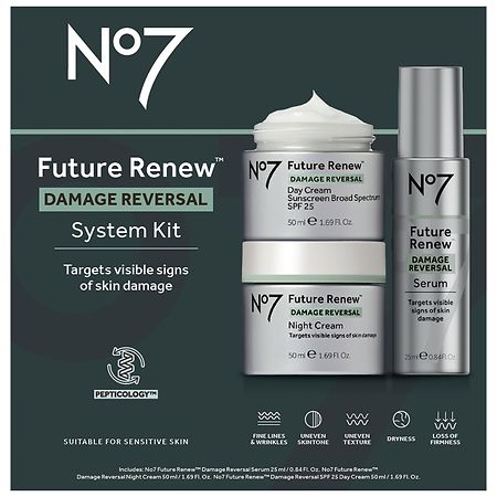No7 Future Renew Damage Reversal Skincare System Kit
