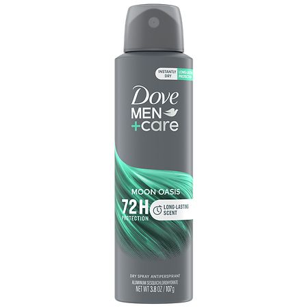 Dove Men+Care Dry Spray Antiperspirant Deodorant Moon Oasis - Patchouli, Oak Moss & Citrus