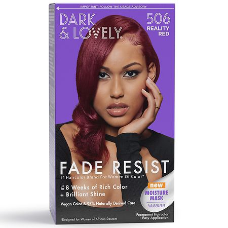 SoftSheen-Carson Dark and Lovely Fade Resist Conditioning Hair Color 506 Reality Red