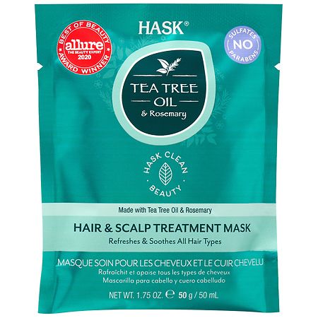 Hask Tea Tree Oil & Rosemary Hair & Scalp Treatment Mask