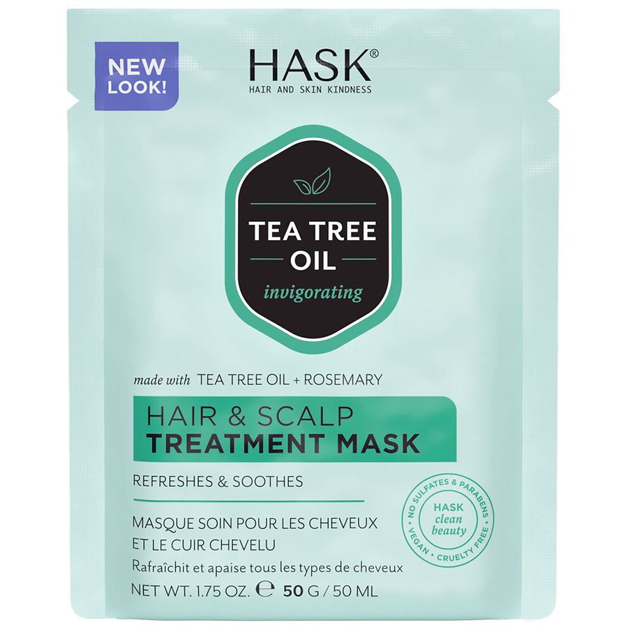 Hask Tea Tree Oil & Rosemary Hair & Scalp Treatment Mask Walgreens
