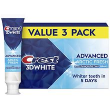 Crest 3D White Advanced Teeth Whitening Toothpaste Arctic Fresh
