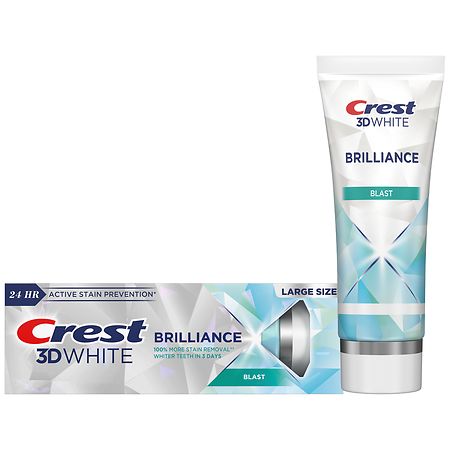 Crest 3D White Brilliance Whitening Toothpaste Blast
