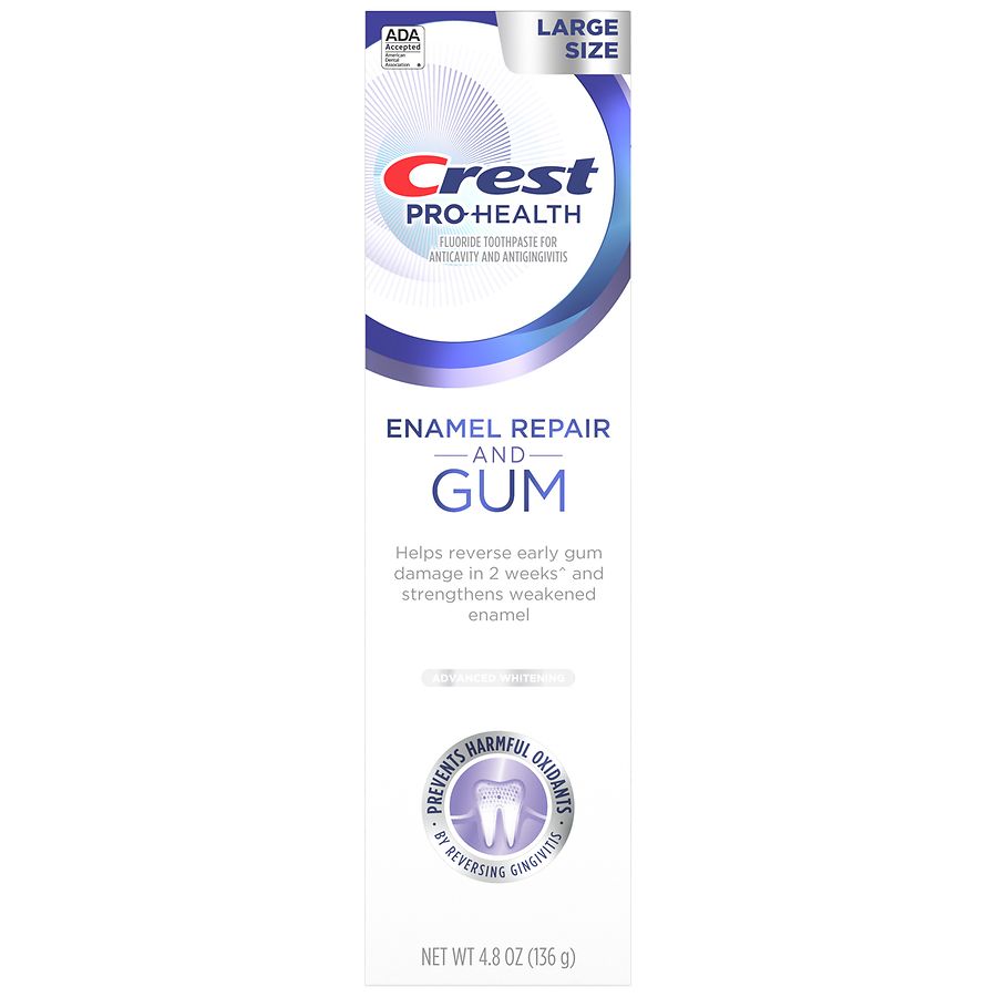 Crest Pro-Health Enamel Repair and Gum Toothpaste Advanced Whitening ...